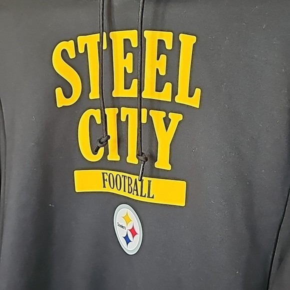 Pittsburgh Steelers Nike Steel City therma Lightweight Pullover Hoodie Large - Picture 3 of 15